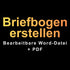 Erstellen von Briefbogendesign (Digital)
