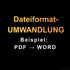 Dokumentenservice | PDF ↔ Word Excel | OCR Scan | Datei Umwandlung schnell & günstig